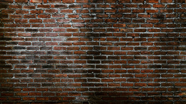 istock Brick wall vintage background,Old brick wall, Decorative dark brick wall surface for background 1440569260