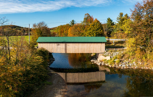 istock Longley covered bridge near Montgomery in Vermont 1440570275