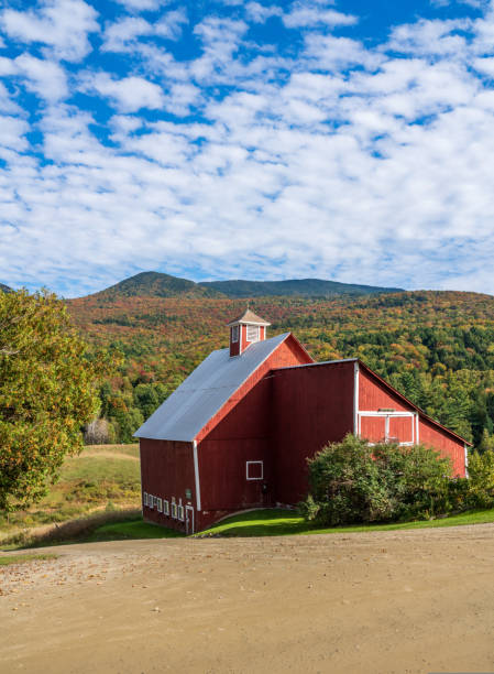 istock Grandview Farm barn with fall colors in Vermont 1440571826