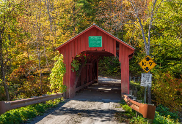 istock Slaughter House covered bridge in Northfield Falls 1440572234