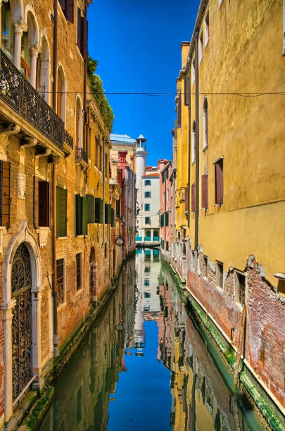 istock Scenic canal on sunny day, Venice, Italy 1440576708