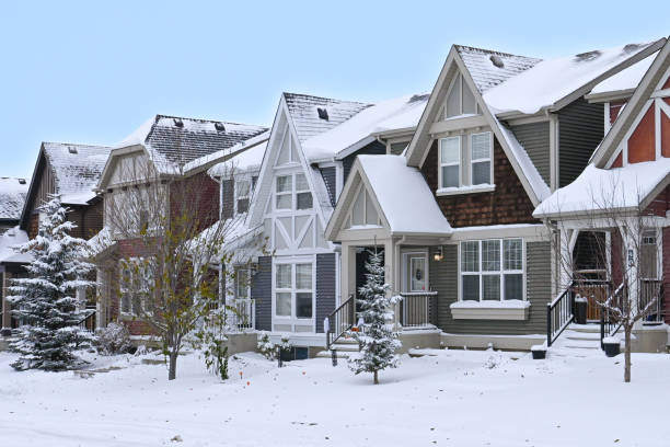 istock Suburban homes after snowfall 1440576954