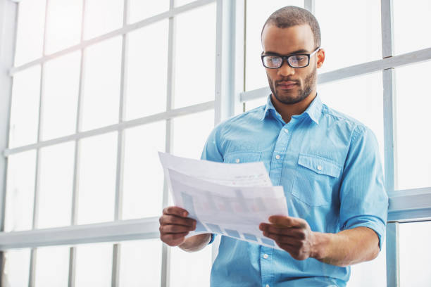 istock Afro American businessman 1440585031