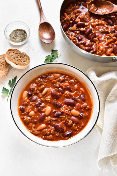 istock Stewed beans with ground beef, jalapeno and bacon 1440585523