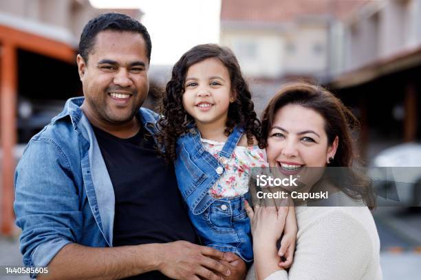 Happy Multiracial Family Portrait Stock Photo - Download Image Now - Family, Portrait, Brazil
