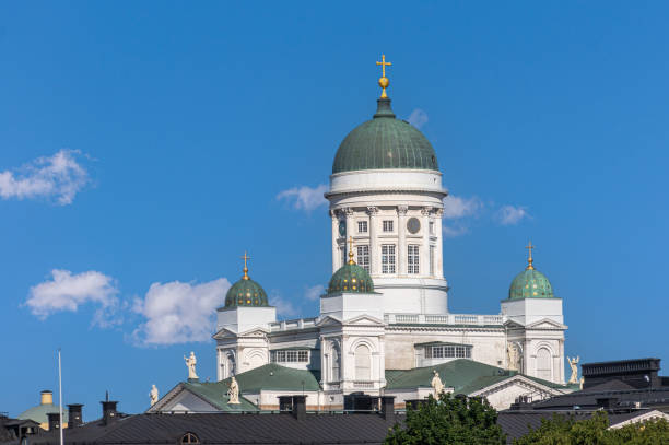 istock The Cathedral towers over black roofs, Helsinki, Finland 1440586298