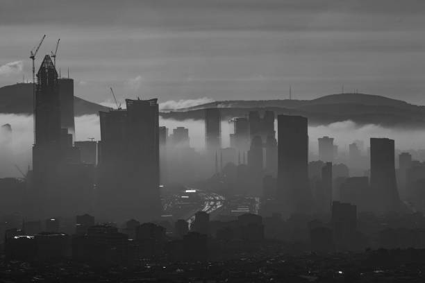 istock Fog in the city. 1440590815