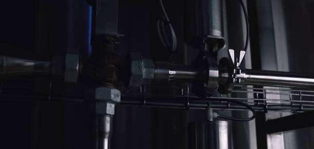 istock Equipment for brewing malt and beer. 1440595548