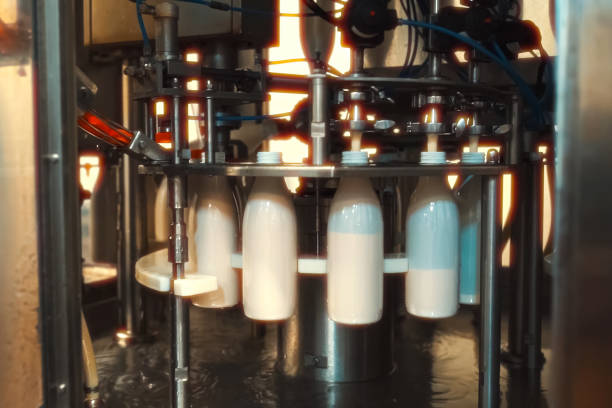 istock Yogurt production. Conveyor Yogurt Factory 1440598214
