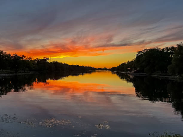 istock Toronto Islands, Ontario, Canada sunset view 1440600224