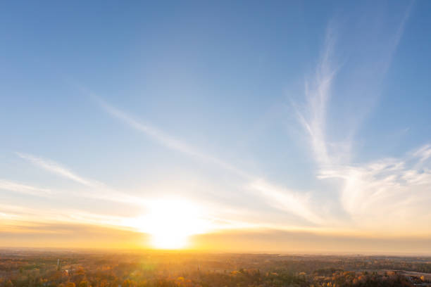 istock Autumn sky in the morning, woodbridge, canada 1440601853