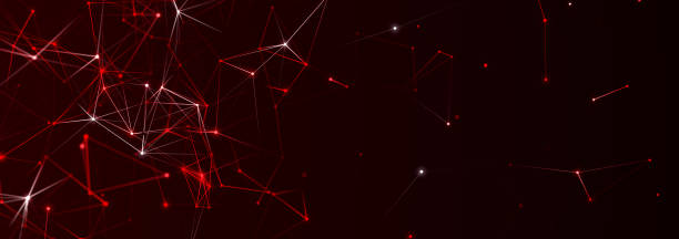 istock 3D abstract illustration with many geometric shapes on a dark background. Template for festive presentation, banner. 3d 1440606657
