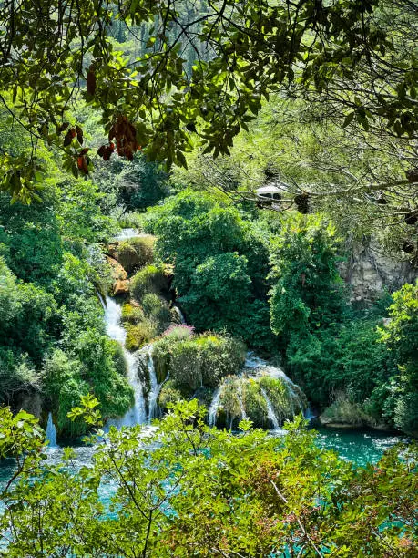 Krka Wasserfall Landschaft