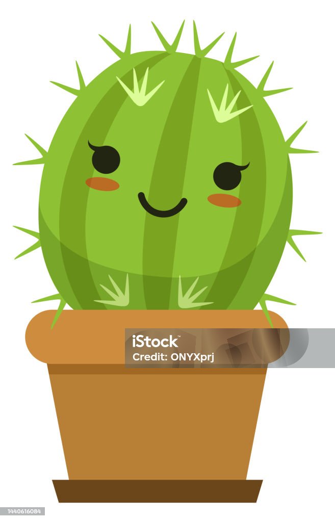 Vetores de Pote De Cactos Bebê Cacto De Desenho Animado Verde Com Rosto  Feliz e mais imagens de Botânica - Assunto - iStock