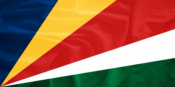 Seychelles flag with 3d effect