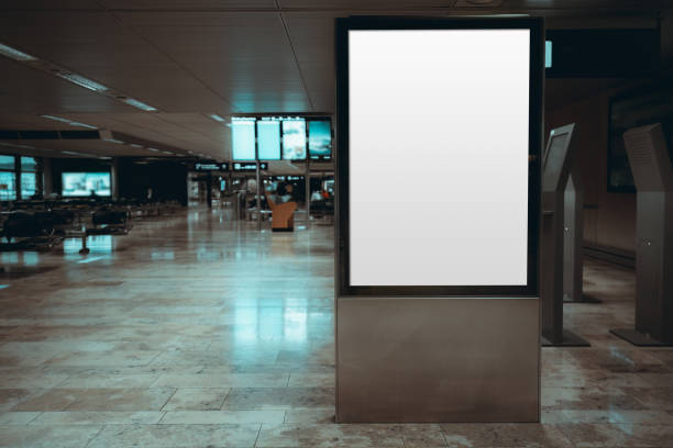 istock Mock-up of an indoor advert placard 1440654895