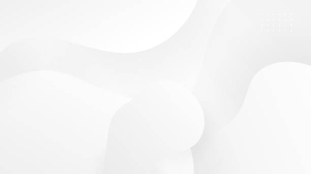 illustrations, cliparts, dessins animés et icônes de blanc blanc blanc blanc subtil abstrait vecteur géométrique. lumière monotone surface concave vide. papier peint de style minimaliste. illustration 3d futuriste - arrière plan