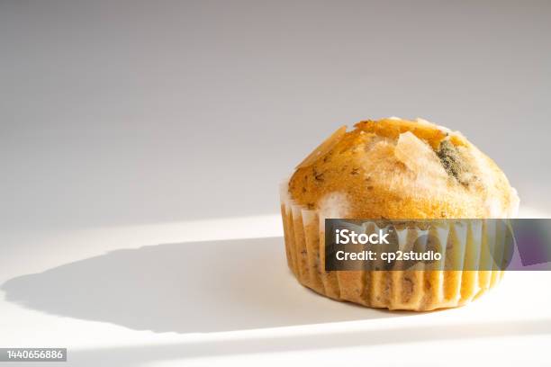 The Cupcakes Is Spoiled And Moldy Waste Food Concept Stock Photo - Download Image Now