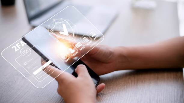 istock 2FA increases the security of your account, Two-Factor Authentication laptop screen displaying a 2fa concept, Privacy protect data and cybersecurity. 1440671230