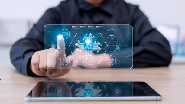 istock Digital transformation technology strategy, IoT, internet of things. transformation of ideas and the adoption of technology in business in the digital age, enhancing global business capabilities. Ai 1440671236