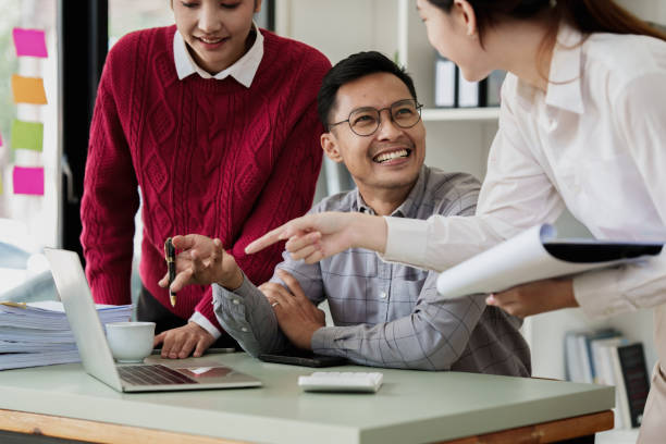 istock Group of business consultant working management big data and analyze financial document of company 1440687896