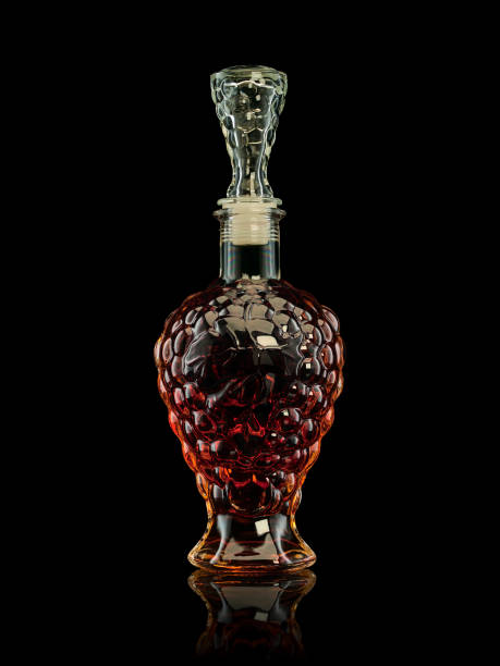 istock Cognac, brandy in original glass decanter 1440690706