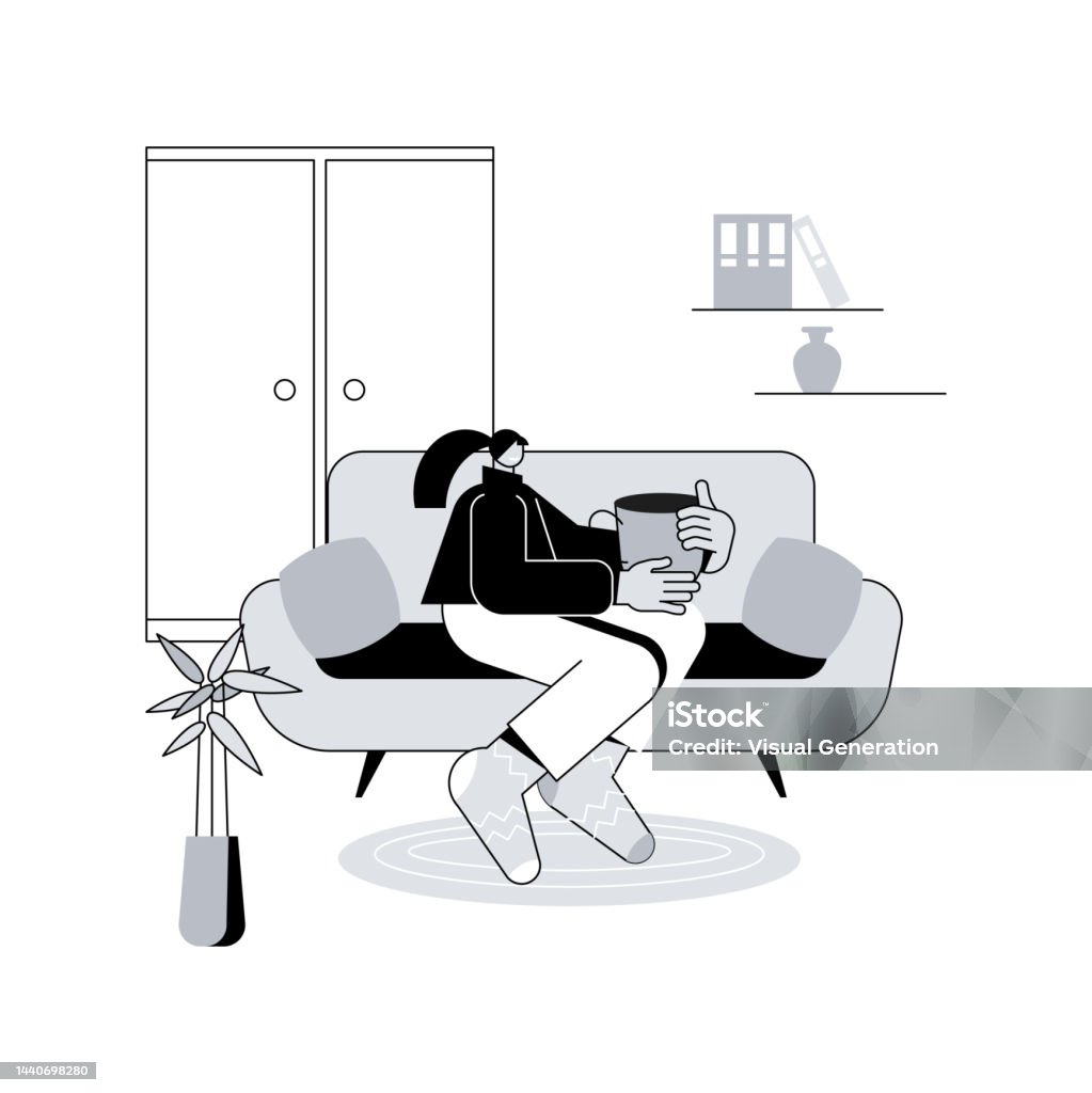 Living Single Vector Image Simple Living Abstract Concept Vector Illustration Stock Illustration ...