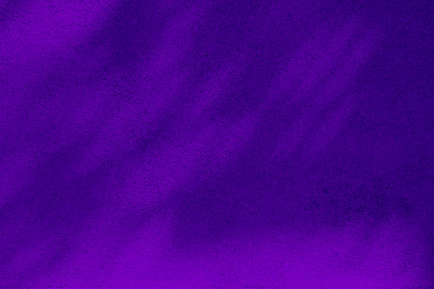istock Leaves Shadow and Light on Dark Violet Sand Wall Background. 1440703367