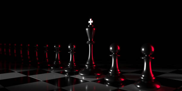 istock Chess king. Leader success concept. Business leader concept 1440705516
