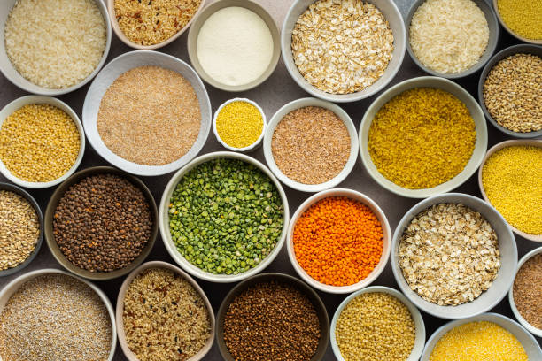 istock Grain cereals in bowls 1440709863
