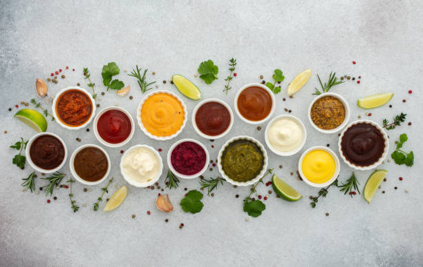 istock Different types of sauces in bowls 1440709928