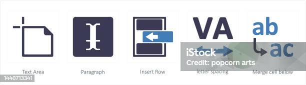 Insert Row Vector Text Area Paragraph Insert Row Stock Illustration - Download Image Now ...
