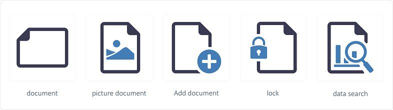 Document Imagery Document Picture Document Stock Illustration - Download Image Now ...