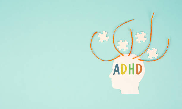 istock ADHD, attention deficit hyperactivity disorder, mental health, head with puzzle pieces 1440720138
