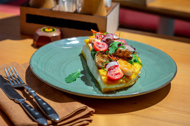 istock Omelet pulyar with shrimp and grilled mushrooms 1440721444