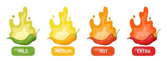 Taste Scale Indicators Set Stock Illustration - Download Image Now ...