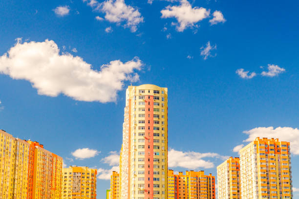 istock New multi-storey residential building before delivery. 1440729434