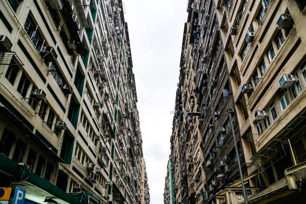 Hong Kong Huge Meeting Housing. Shooting Location: Hong Kong Special Administrative Region