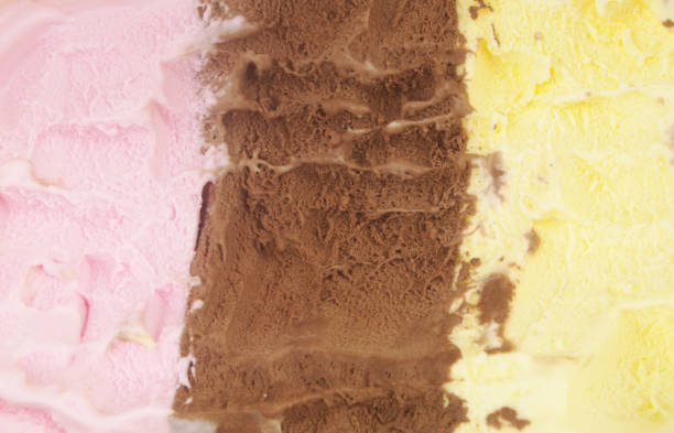 istock Colorful Neapolitan ice cream background. 1440751364