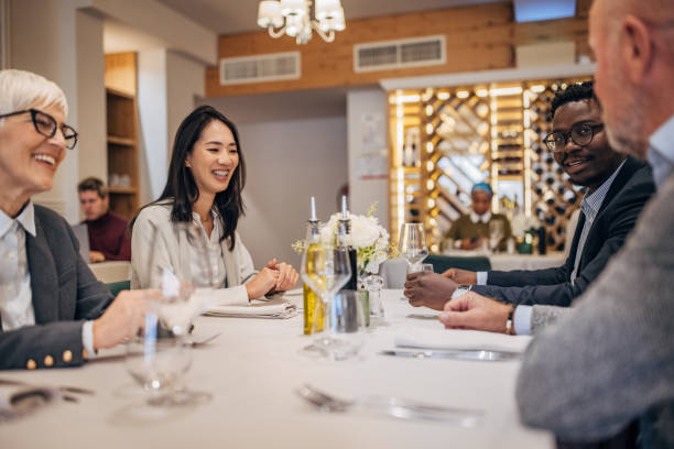 istock Business lunch in luxury restaurant 1440753015
