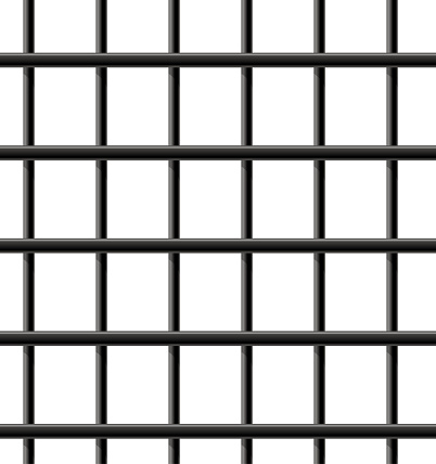 Vector Illustration of a Metal Prison Bar Seamless Pattern Background. Verified Quality of Accurate and Precise Seamless Background Pattern.