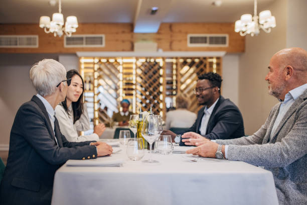 istock Business lunch in luxury restaurant 1440754267