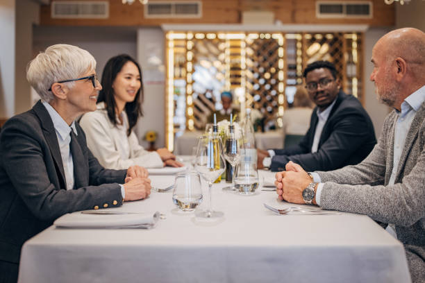 istock Business lunch in luxury restaurant 1440754862