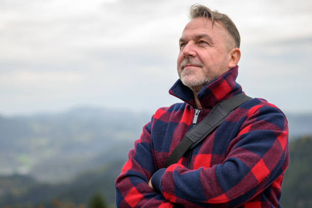 Man with a beard and a lumberjack jacket