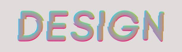 istock The word DESIGN with glitch effect. Voxel art. Broken font letters. 3d vector illustration. 1440756281