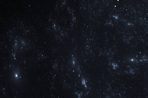 istock Computer rendering of a starry sky with a dark background 1440756935