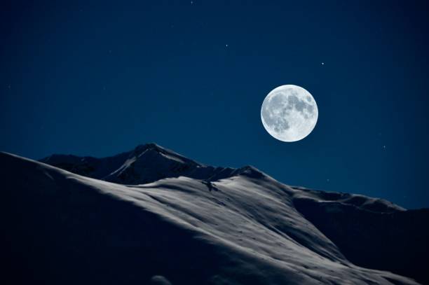 istock Full moon rising over the Talkeetna mountain Range, Hatcher Pass Alaska 1440758950