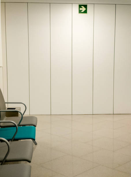 istock Interior of a corridor in a hospital 1440762585