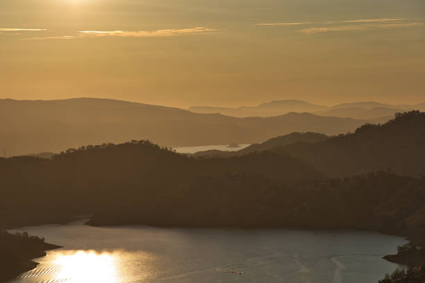 istock Stunning sunset over the mountains in California 1440766824