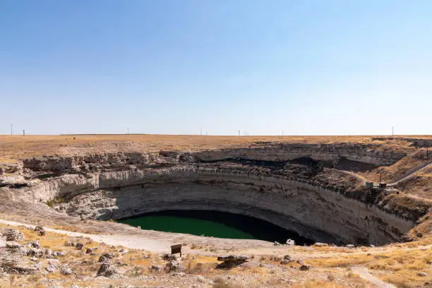 Photo of Scenic view of Obruk Lake in Obruk village of Konya, Turkey